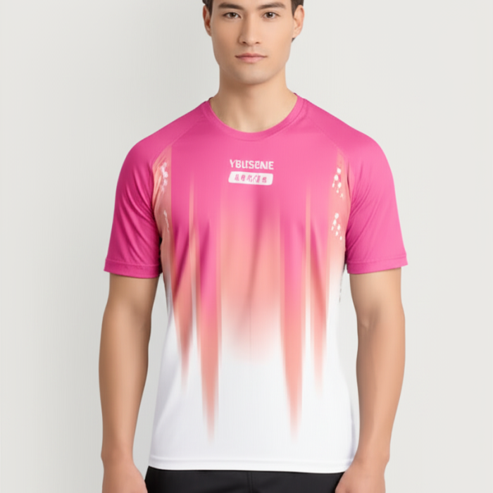 Running Jersey Fusion Series Pink